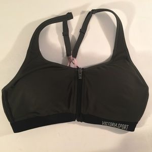 victoria secret knockout front sport bra black 34B